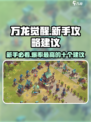 万龙觉醒🔥新手必看！十个建议助你称霸游戏🎉
