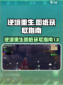 逆境重生🔥游戏图纸大全及获取攻略来啦！