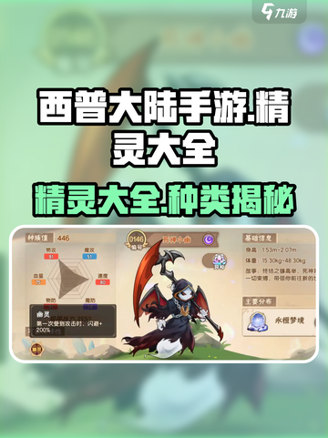 西普大陆手游精灵大全介绍截图1