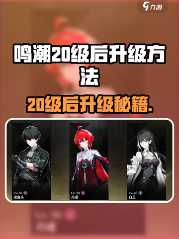 🎮鸣潮20级后升级秘籍！快速冲级不走弯路💥截图1