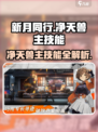 新月同行净天兽主技能怎么样介绍