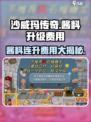 沙威玛传奇酱料升级费用介绍