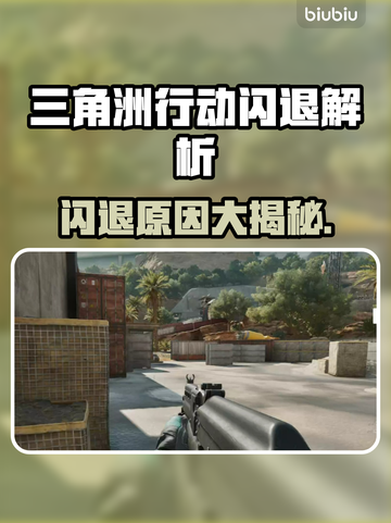 💥三角洲行动闪退！玩家崩溃截图1