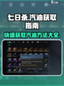 七日世界汽油怎么获得介绍
