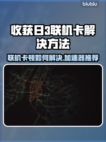收获日3联机卡？用这个加速器⚡稳了！截图1