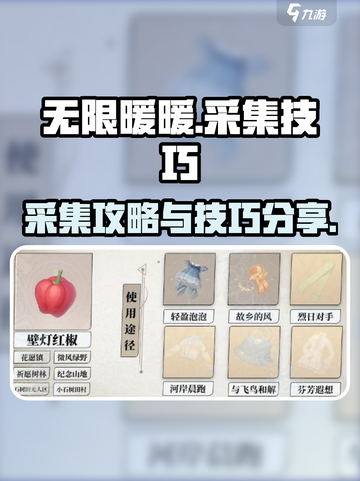 无限暖暖🌟新手必看！采集技巧大公开🎉截图1
