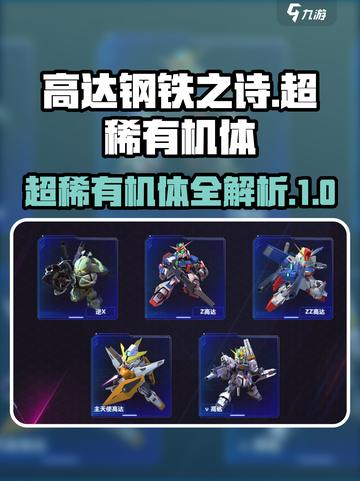 高达钢铁之诗超稀有机体介绍介绍截图1