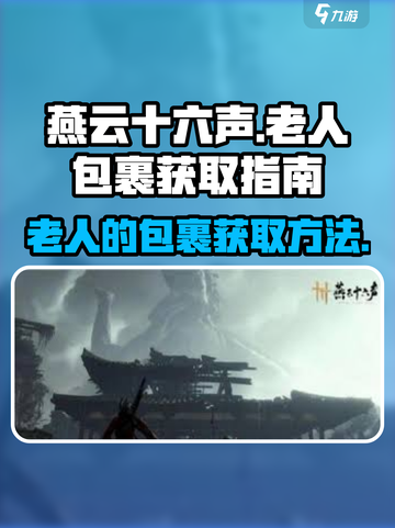 燕云十六声🎮：老人包裹获取秘籍🔥截图1