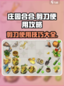 庄园合合剪刀使用攻略✨《庄园合合》必备技巧一刀流