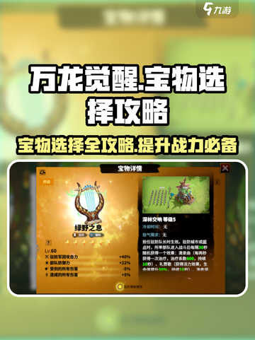 万龙觉醒🔥宝物选择全攻略，快速变强秘籍！截图1