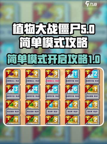 植物大战僵尸杂交版简单模式怎么开介绍截图1