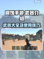 腐蚀手游版里的武器有哪些介绍