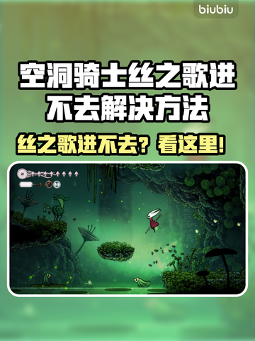 🎮空洞骑士丝之歌进不去？速看解决方法！截图1