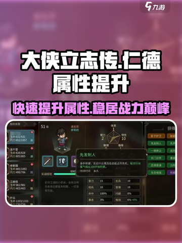 大侠立志传🔥快速提升仁德属性秘籍🎉截图1