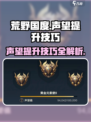 荒野国度声望提升技巧一览介绍