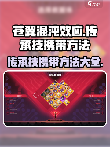 苍翼混沌效应传承技携带方法大公开💥🔥截图1