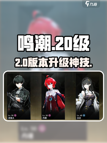 鸣潮20级后速升🔥秘籍截图1