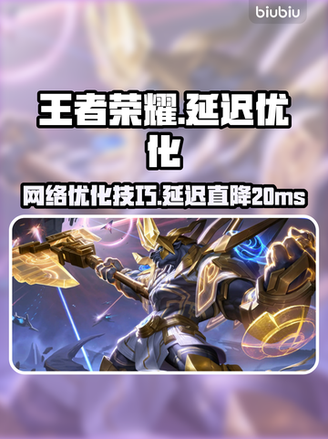 🎮王者荣耀延迟狂降20ms！秒变大神技巧曝光截图1