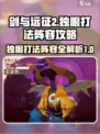 剑与远征2🔥独眼打法阵容攻略！轻松通关堕神之颅✨