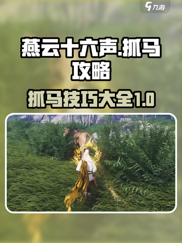 燕云十六声怎么抓马介绍截图1