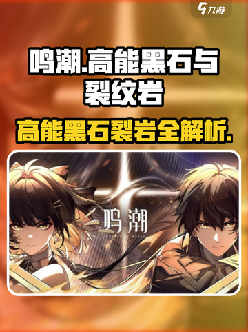 《鸣潮》高能黑石&裂纹岩用途大揭秘💥截图1