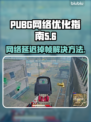 PUBG网络延迟掉帧？❌这招让你流畅吃鸡🎮🔥