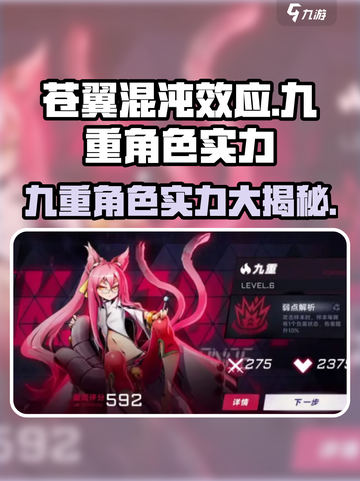 苍翼混沌效应九重🔥角色实力大起底！💥截图1