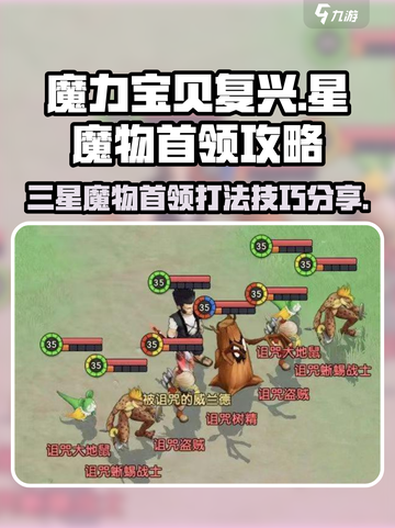 魔力宝贝复兴3星魔物首领攻略介绍截图1