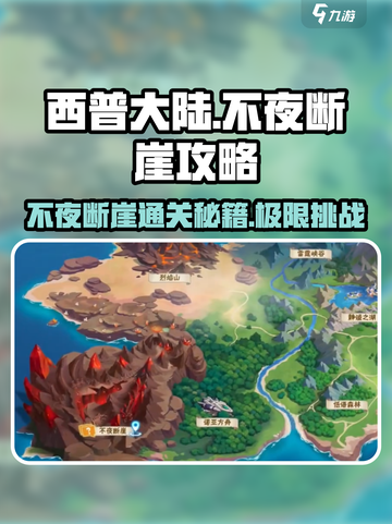 西普大陆🔥不夜断崖通关攻略💡轻松过关！截图1