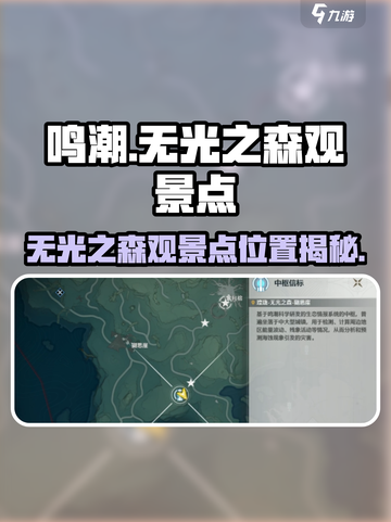 《鸣潮》无光之森观景点位置大揭秘！🌿✨截图1