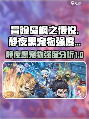 冒险岛枫之传说静夜黑宠物怎么样介绍截图1