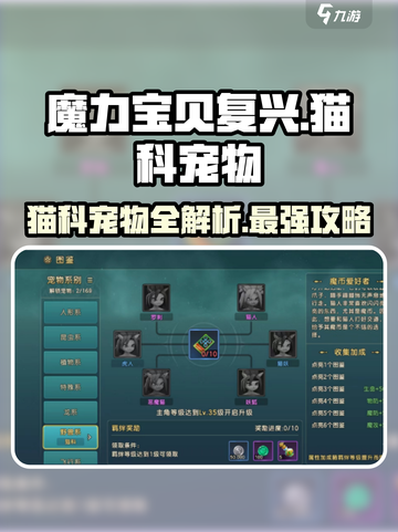魔力宝贝复兴版🐱猫科宠物全解析！必看攻略🔥截图1