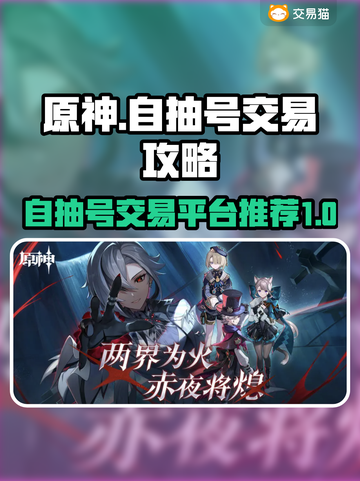 原神自抽号交易平台🔥超全攻略📍截图1