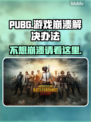 PUBG玩家必看！❌游戏崩溃解决办法大公开💥