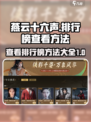 燕云十六声怎么看排行榜介绍