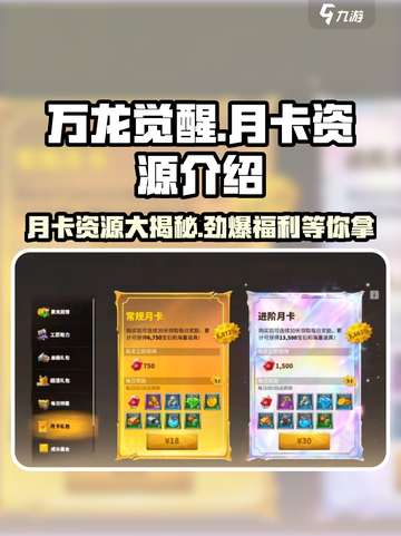 万龙觉醒月卡🔥超值资源大揭秘！💎截图1