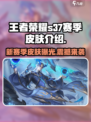 王者荣耀s37赛季皮肤介绍介绍