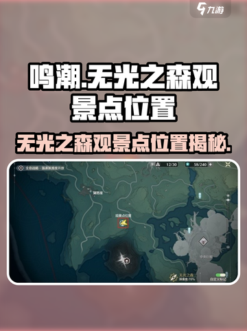 🎮鸣潮玩家必看！无光之森观景点位置大公开✨截图1