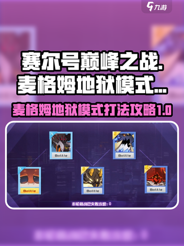 赛尔号巅峰之战麦格姆地狱模式怎么打介绍截图1