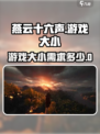 燕云十六声大概多少内存介绍