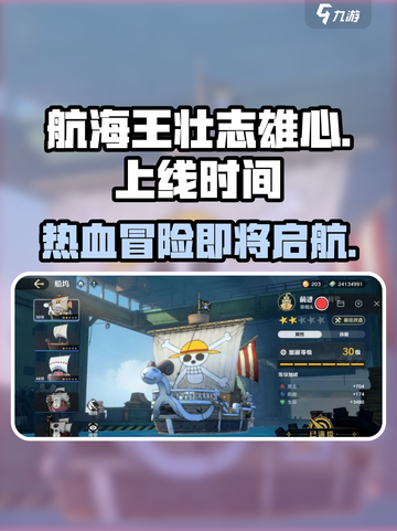 航海王壮志雄心出了吗介绍截图1