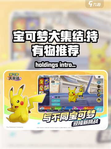 宝可梦大集结持有物介绍介绍截图1