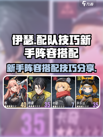 伊瑟：新手必看🔥最强配队技巧分享！🎮截图1