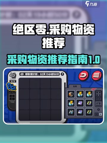 绝区零⚡采购必看！物资选择大揭秘🔥截图1