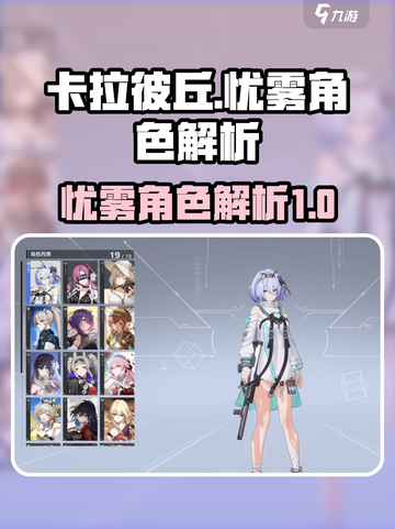 卡拉彼丘手游🔥忧雾角色超强解析来啦！截图1