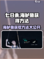七日世界🔥海鲈鱼获取秘籍🐟玩家必看！