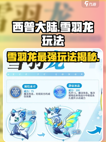 西普大陆手游🔥雪羽龙玩法大揭秘🎉截图1