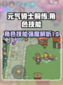 元气骑士前传🔥角色技能强度大揭秘！🎮