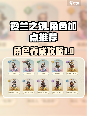 铃兰之剑角色加点推荐介绍截图1