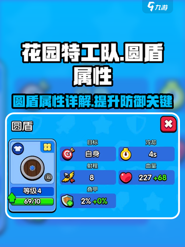 花园特工队🔥圆盾属性详解，玩家必看！✨截图1